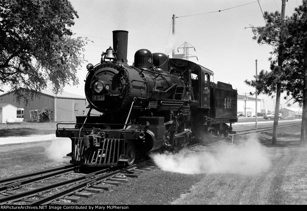 Southern Railway 401 at the Monticello Railway Museum